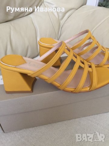 Дамски чехли естествена кожа, снимка 2 - Чехли - 32782441