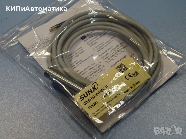 индуктивен датчик SUNX GXS-E040-BBC-P, снимка 8 - Резервни части за машини - 36530838