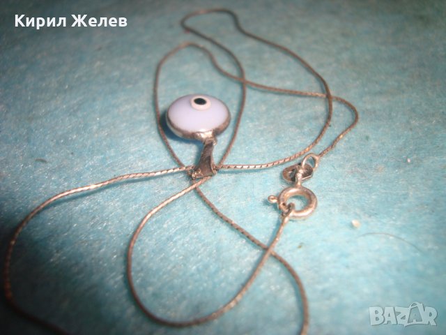 СРЕБЪРНО НЕЖНО ИТАЛИАНСКО КОЛИЕ СРЕБРО 925 ОКОТО на ФАТИМА МЕДАЛЬОН ПРОТИВ УРОКИ 3727, снимка 11 - Колиета, медальони, синджири - 34839721