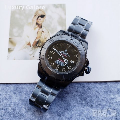 Мъжки часовник Rolex Sea-Dweller Titan Black с автоматичен механизъм, снимка 3 - Луксозни - 37317633