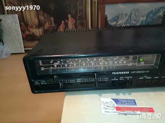 TELEFUNKEN HR3500 HIFI RECEIVER MADE IN WEST GERMANY 1503231200, снимка 2 - Ресийвъри, усилватели, смесителни пултове - 40007577