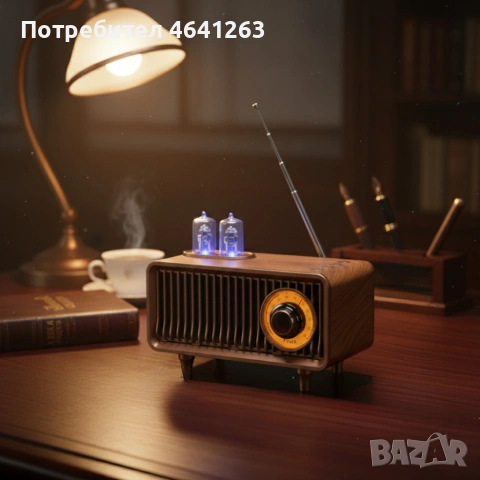 Bluetooth радио колонка AS19 - ретро стил и дизайн, снимка 4 - Bluetooth тонколони - 53488293