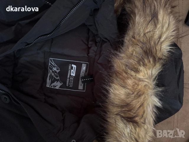 Дамско зимно яке с пух, снимка 2 - Якета - 53302416