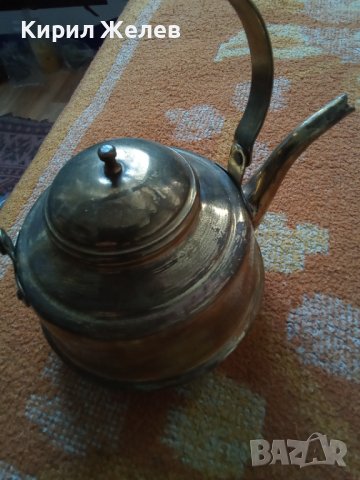 Чайник ALBANIA стар Бронзов РЪЧНА ИЗРАБОТКА 42533, снимка 4 - Колекции - 43785757