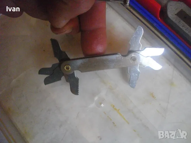 М3-М12 НОВ НЕМСКИ СТАРО КАЧЕСТВО РЕЗБОНАРЕЗЕН КОМПЛЕКТ МЕТЧИЦИ И ПЛАШКИ ВЪНШНИ/ВЪТРЕШНИ РЕЗБИ 40 БР., снимка 14 - Други инструменти - 48922156