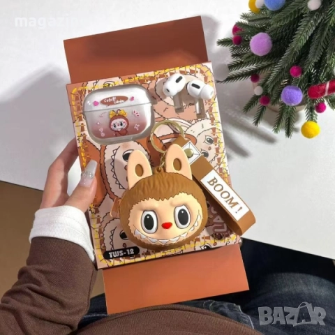 Безжични детски слушалки Labubu със кейс., снимка 3 - Слушалки и портативни колонки - 52094512