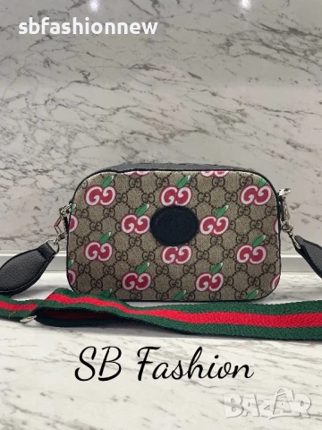 Gucci чанта в бежово 