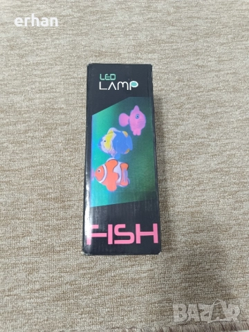 Нощна лампа Jellyfish с LED RGB осветление и 2 медузи, снимка 5 - Друга електроника - 51436380