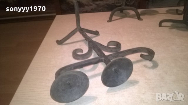 свещници от ковано желязо-антики, снимка 9 - Колекции - 28028048