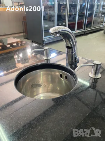 Двойна мивка с гранитен плот и безконтактна батерия, снимка 4 - Обзавеждане на кухня - 47703674