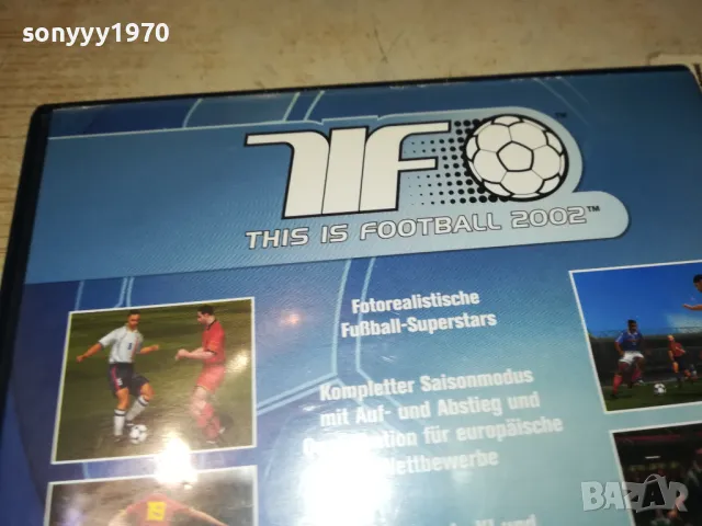 SONY PS2 GAME FOOTBALL 2002 FIFPRO 1901251829, снимка 11 - Игри за PlayStation - 48742920