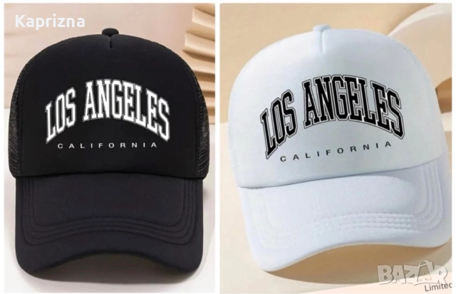 2 цвята Шапка с козирка “Los Angeles- California”