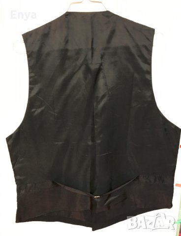Мъжки спортно-елегантен елек - черен, размер 52-54, снимка 2 - Костюми - 33193012