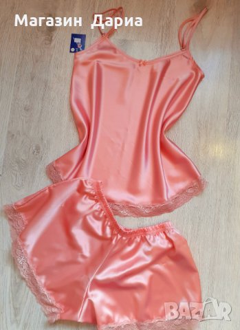 Сатенен комплект от две части, снимка 3 - Бельо - 32560148