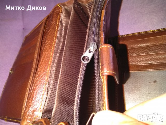 Портфейл Гуччи №3 естествена кожа 135х95мм, снимка 9 - Портфейли, портмонета - 37427242