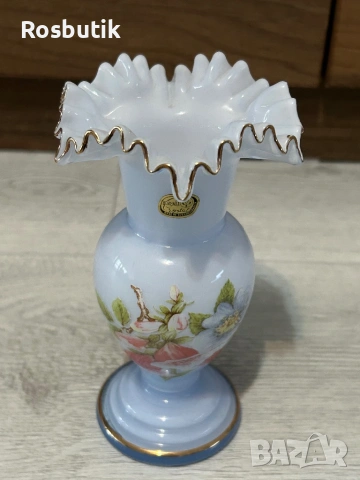 Кристална ваза Чехословакия , снимка 3 - Вази - 53353053