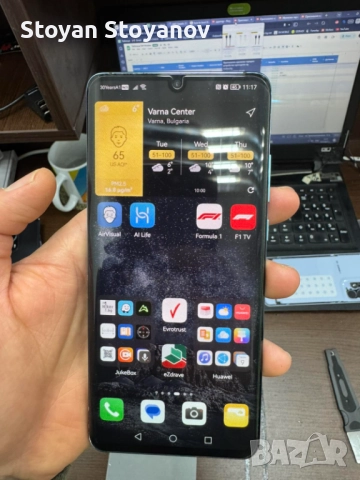 Huawei P30 Pro - Оригинален Дисплей с Рамка + Оригинална Батерия, снимка 7 - Huawei - 52719607