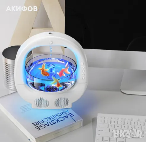 Антигравитационен овлажнител за въздух "Аквариум", с Bluetooth, снимка 3 - Овлажнители и пречистватели за въздух - 49321587