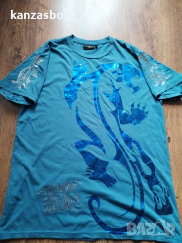 Christian Audigier - страхотна мъжка тениска Л, снимка 5 - Тениски - 53179190