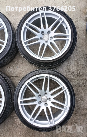 19ки джанти 5х112 за Audi с гуми, снимка 2 - Гуми и джанти - 53189833