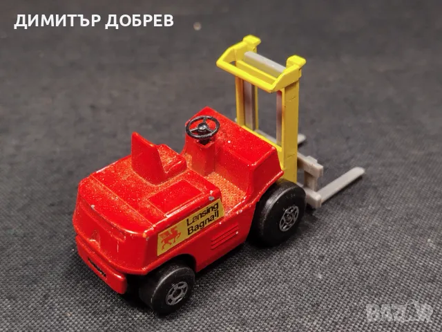 СТАРА РЕТРО МЕТАЛНА КОЛИЧКА MATCHBOX ENGLAND FORKLIFT TRUCK, снимка 4 - Колекции - 48881817