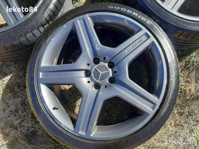 Оригинални джанти Mercedes AMG Borbet 19' + НОВИ ГУМИ 245/35 Мерцедес, снимка 4 - Гуми и джанти - 51773800