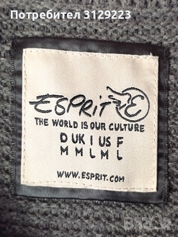 Esprit cardigan D M/F L, снимка 3 - Жилетки - 38382675