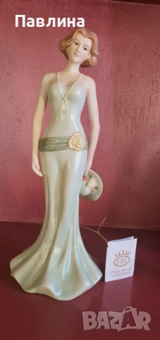 Две нови красиви порцеланови дами на REGAL, снимка 10 - Статуетки - 52017939