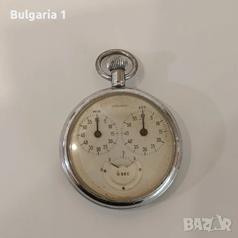 джобен хронометър Junghans/Юнгханс , снимка 2 - Антикварни и старинни предмети - 53379093