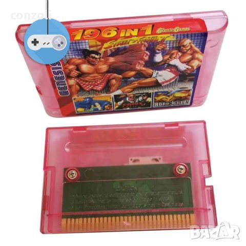 Сборна дискета за Sega Mega Drive с 196 в 1 от най-добрите игри, снимка 3 - Аксесоари - 43974924