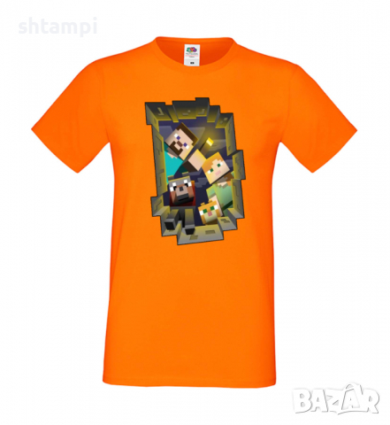 Мъжка тениска майнкраф Minecraft Search Party,Minecraft,Игра,Забавление,подарък,Изненада,Рожден Ден., снимка 13 - Тениски - 36496650