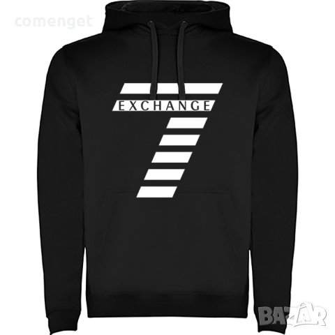 Суичъри / горница EXCHANGE SEVEN Hoodie. СУПЕР Качествo - 5 Цвята!, снимка 1 - Суичъри - 28318317