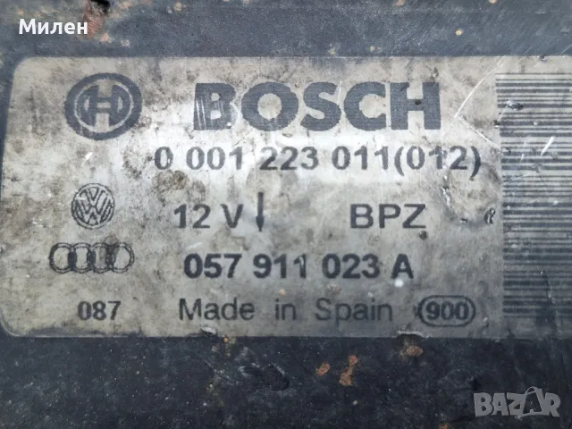 Стартер Bosch Audi A8-D2 3,3 TDI 2002 Година Ауди А8, снимка 2 - Части - 49631136