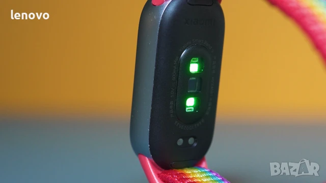 Смарт гривна Xiaomi Smart Band 9, бяла каишка, снимка 2 - Смарт часовници - 50476956