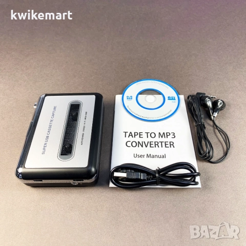 Нов преносим СТЕРЕО Касетофон Уокмен с USB-C STEREO CASSETTE TAPE PLAYER, снимка 7 - Радиокасетофони, транзистори - 52263516