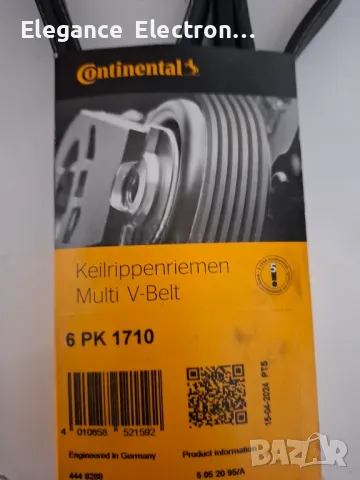 Пистов ремък contitech 6 PK 1710. , снимка 3 - Части - 47369697