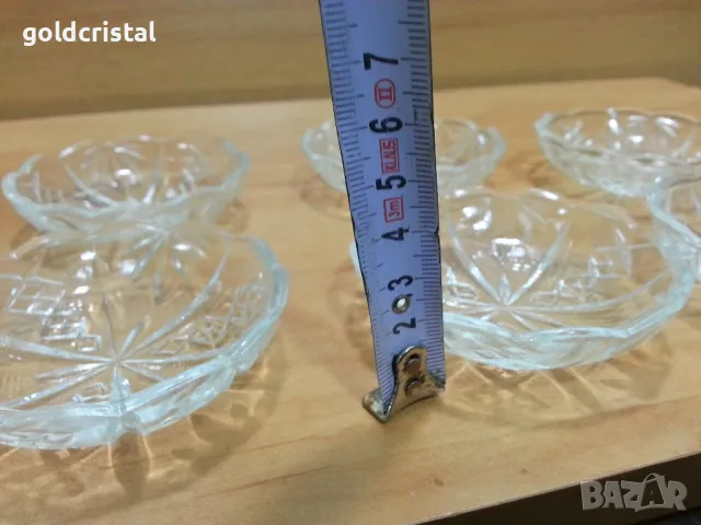 стари стъклени чинийки за сладко , снимка 4 - Антикварни и старинни предмети - 49340346