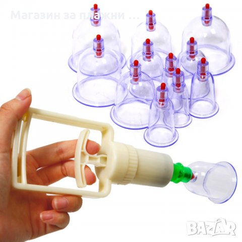Комплект Вендузи за антицелулитен масаж и вакуумна терапия , снимка 9 - Масажори - 28462031