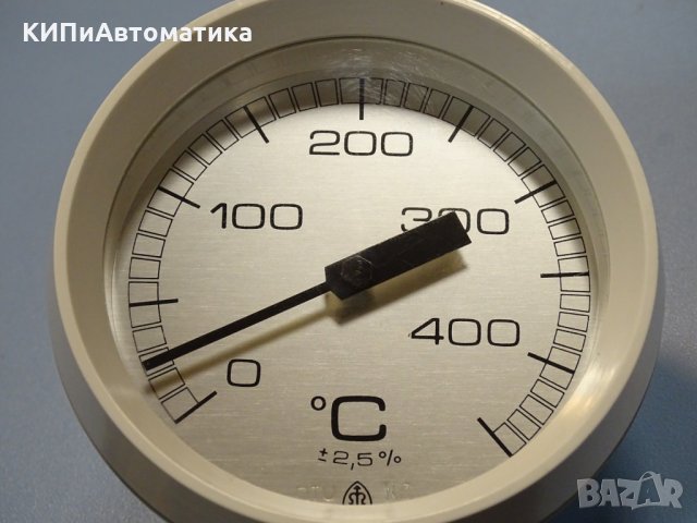 биметален термометър радиален тип ф100 L250, снимка 5 - Резервни части за машини - 34640707