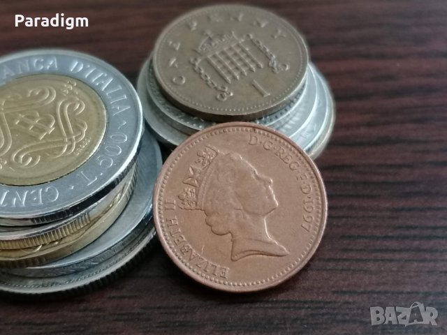 Монета - Великобритания - 1 пени | 1997г., снимка 2 - Нумизматика и бонистика - 34715810