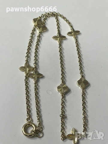 Златно колие 14 карата, снимка 6 - Колиета, медальони, синджири - 53161996