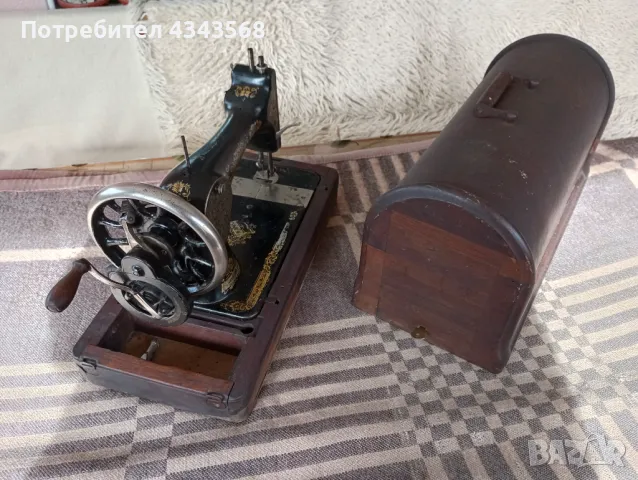 Шевни машини антика , снимка 2 - Шевни машини - 49604392