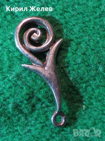 КРАСИВ СТИЛИЗИРАН ФИН СРЕБЪРЕН АРТ МЕДАЛЬОН СРЕБРО 925 ПРОБА 25162, снимка 3 - Колиета, медальони, синджири - 39331087