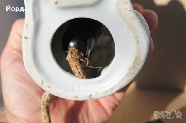 Стара порцеланова лампа , снимка 9 - Колекции - 44103458