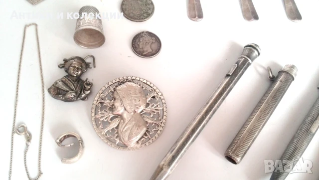 Стари сребърни и посребрени предмети по договаряне, снимка 15 - Антикварни и старинни предмети - 51262341