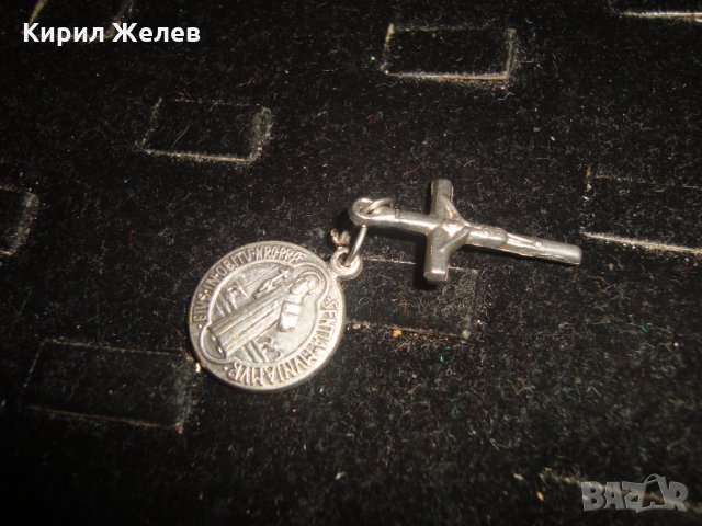 КРЪСТЧЕ и РЯДКА ДВУСТРАННА ИКОНКА 21679, снимка 6 - Колиета, медальони, синджири - 32525393