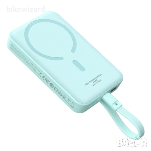 Baseus Magnetic Mini Air Wireless 10000mAh 20W, Fast Charge Powerbank външна батерия НОВА, снимка 5 - Външни батерии - 51749801