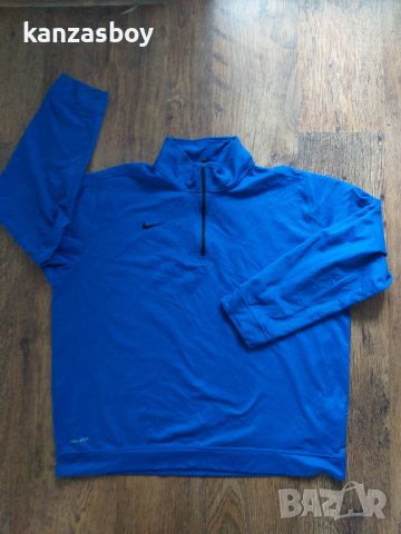Nike Dri-Fit 1/2 Zip Top Mens - страхотна мъжка блуза, снимка 6 - Спортни дрехи, екипи - 36661353