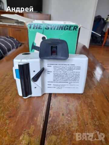 Стар фотоапарат Polaroid Swinger Model 20, снимка 4 - Антикварни и старинни предмети - 52227006