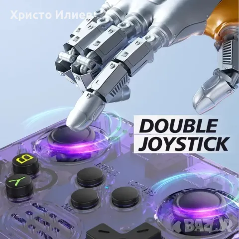 Преносима ретро конзола 17800 игри 128GB IPS дисплей 3500mAh батерия Бяла Черна, снимка 7 - Други игри и конзоли - 47679296